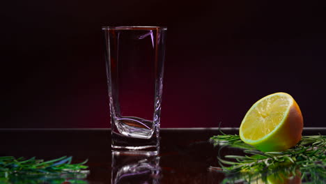 colorful cocktail preparation