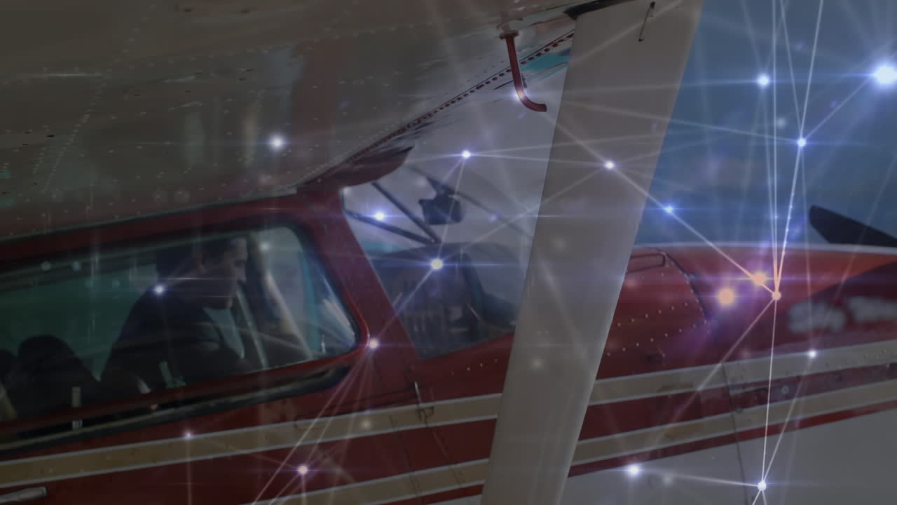 la aeronave está lista para arrancar los motores y despegar