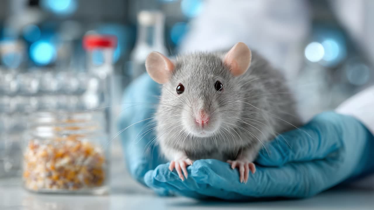 Exploring the Scientific Wonders: A Close-Up Look at a Laboratory Mouse in a Research Environment Fostering Discovery and Understanding of Biological Processes