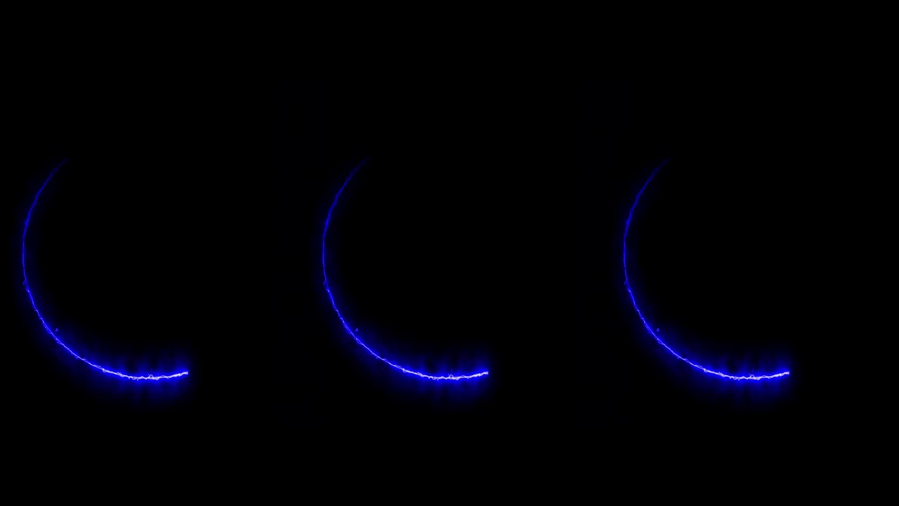 Rotating light energy shining animation motion graphics