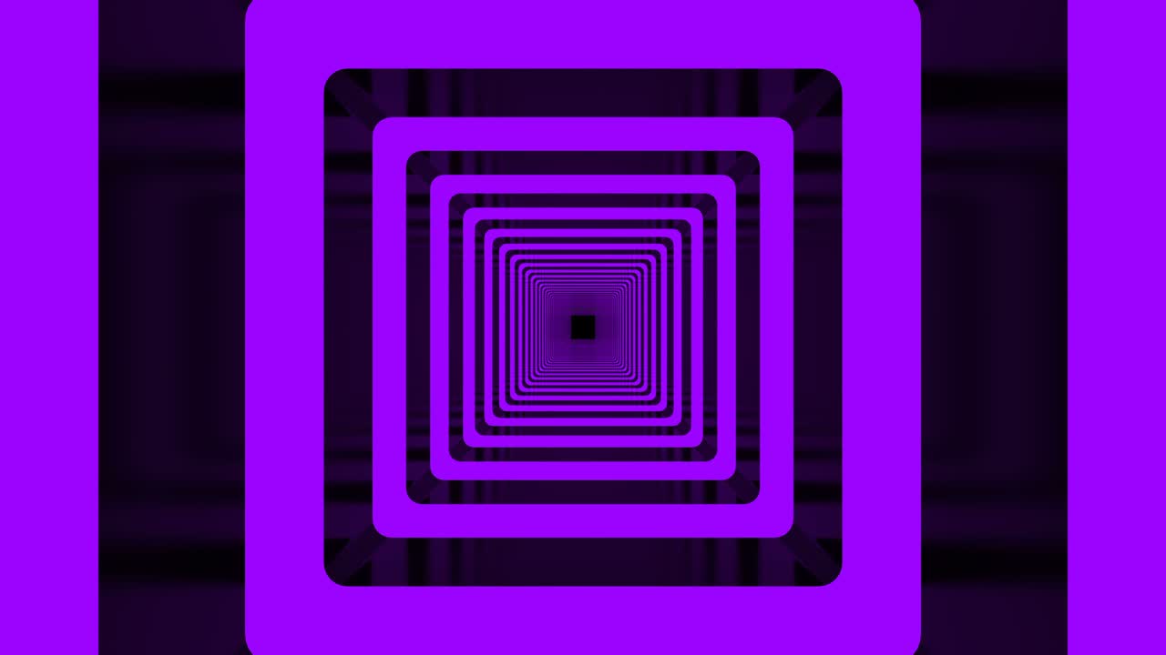 corredor de fondo abstracto con bucle tecnológico púrpura