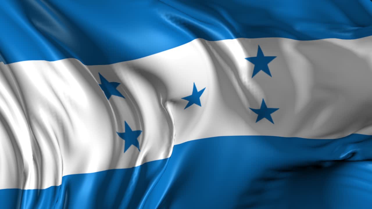 온두라스 발의 아름다운 3d 애니메이션 루프 모드