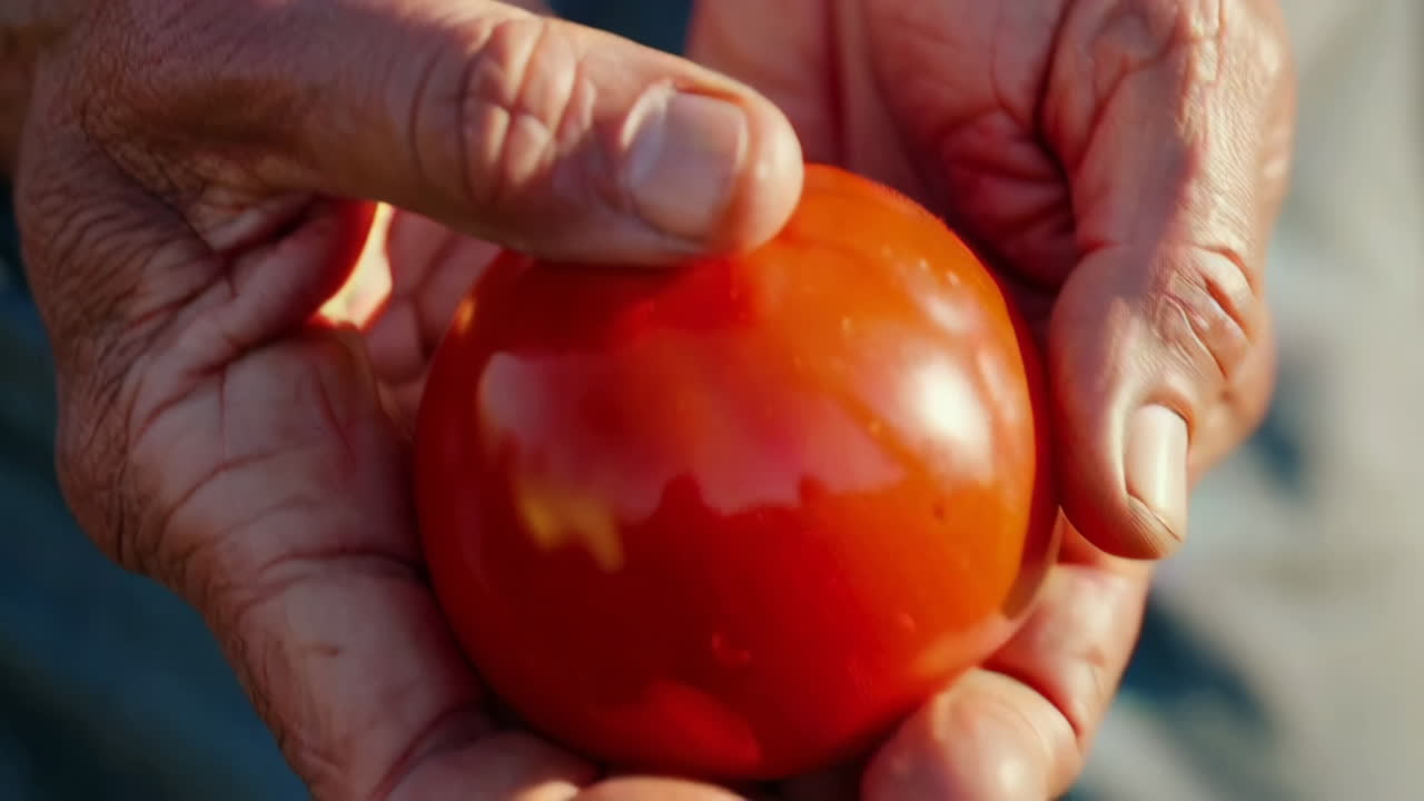 Farmers Harvesting Tomatoes
