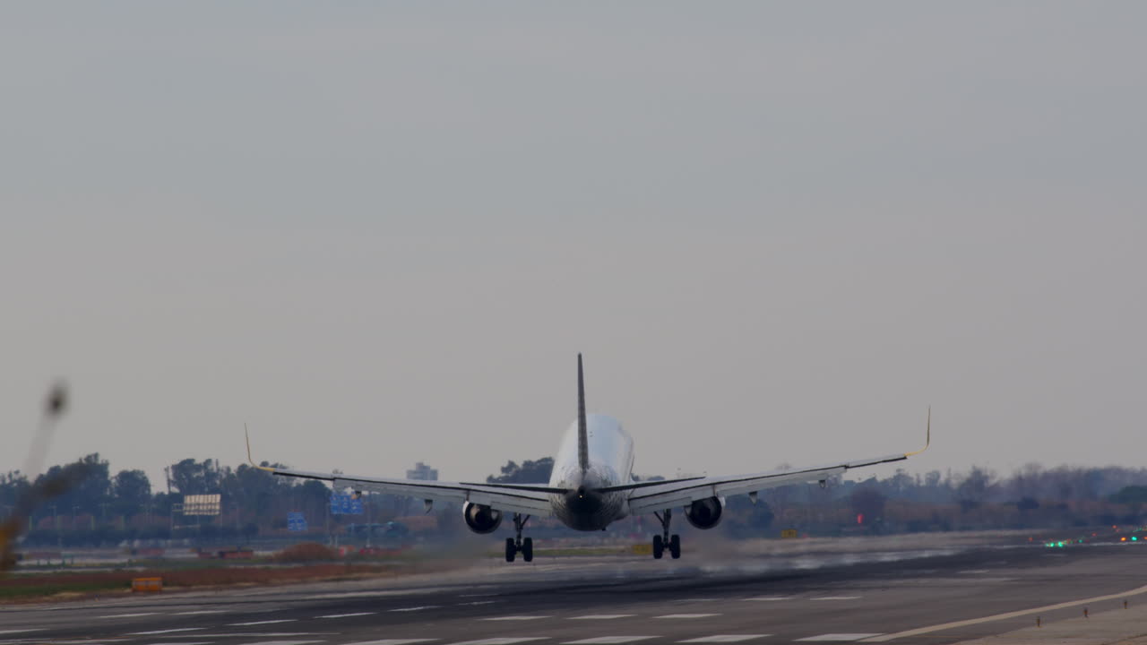 Aterrizaje del avión