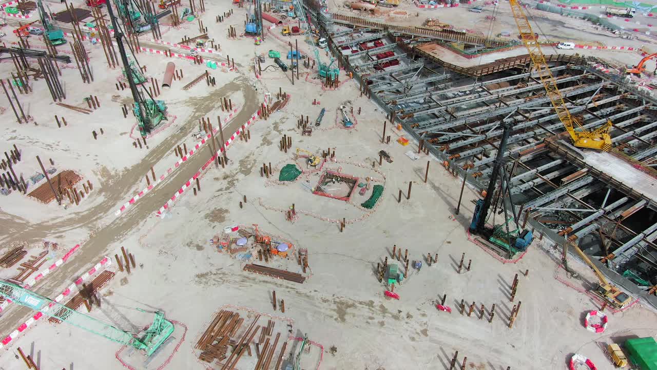 Converting an old runway strip into a Housing and business district at Kai Tak downtown Hong Kong, with vast infrastructure development land.