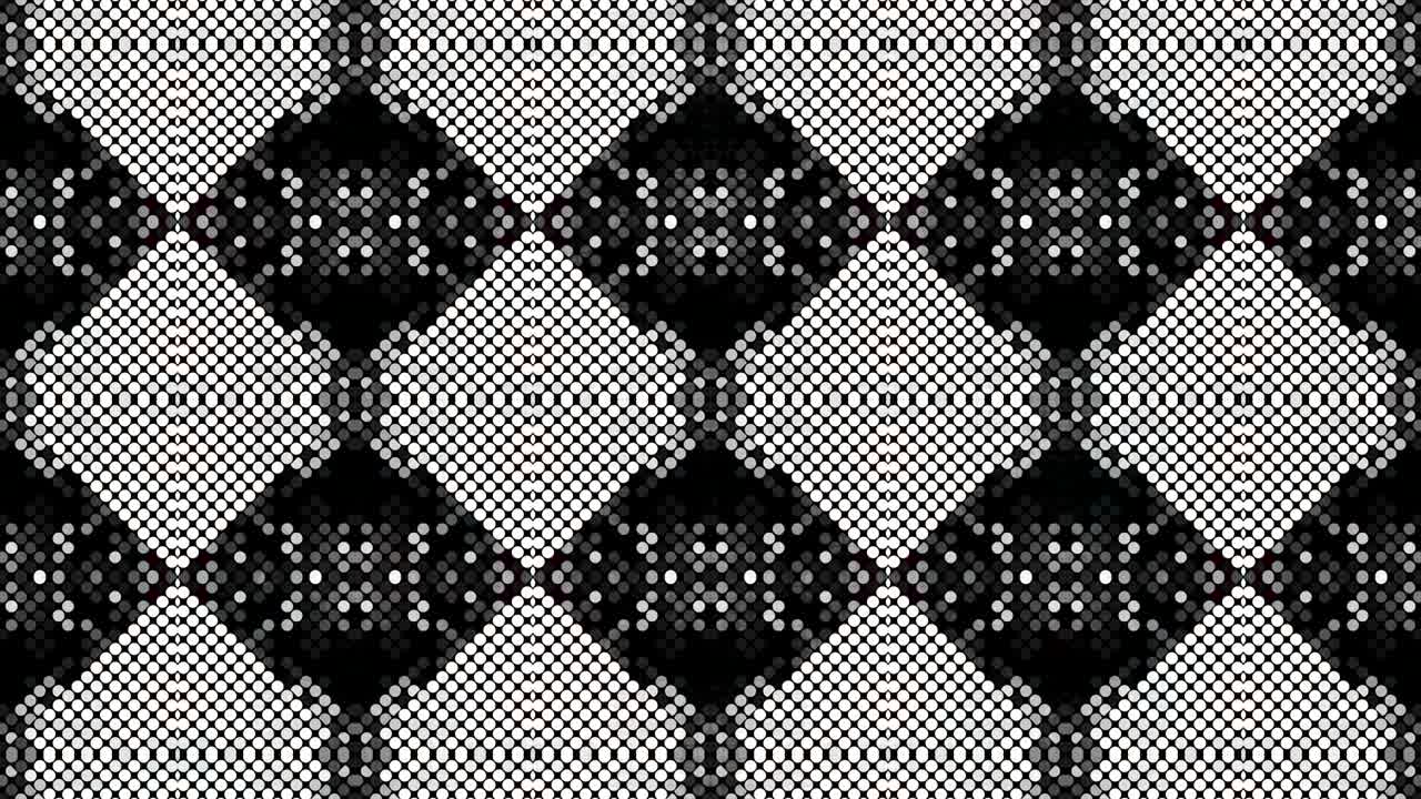 kaleidoscopio en movimiento. gráficos en movimiento de 4k