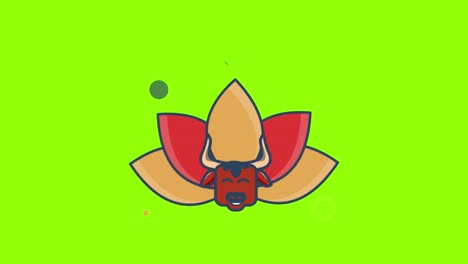 green screen ,lotus,high quality
