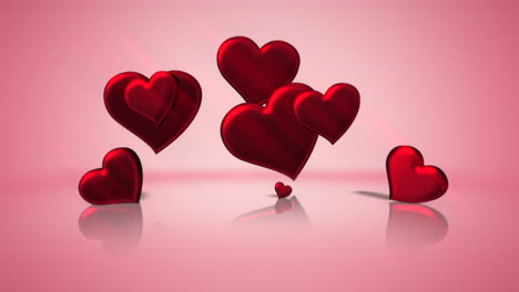 Animation-closeup-motion-romantic-hearts-on-Valentines-day-19