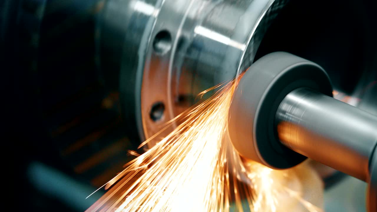 trabajo de acabado de metales en máquinas de molienda de alta precisión en talleres