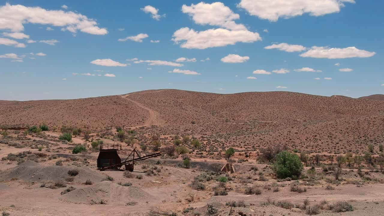 Ørken-outback nær Silverton New South Wales