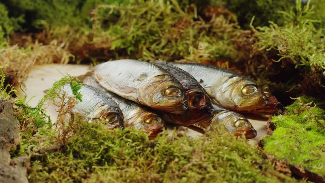 Smoked Fish on Moss