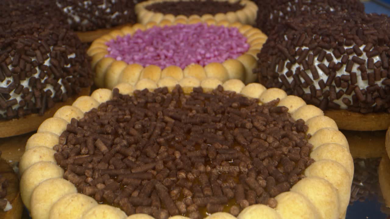 galletas de mermelada con trozos de chocolate