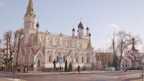 orthodox church in a european city