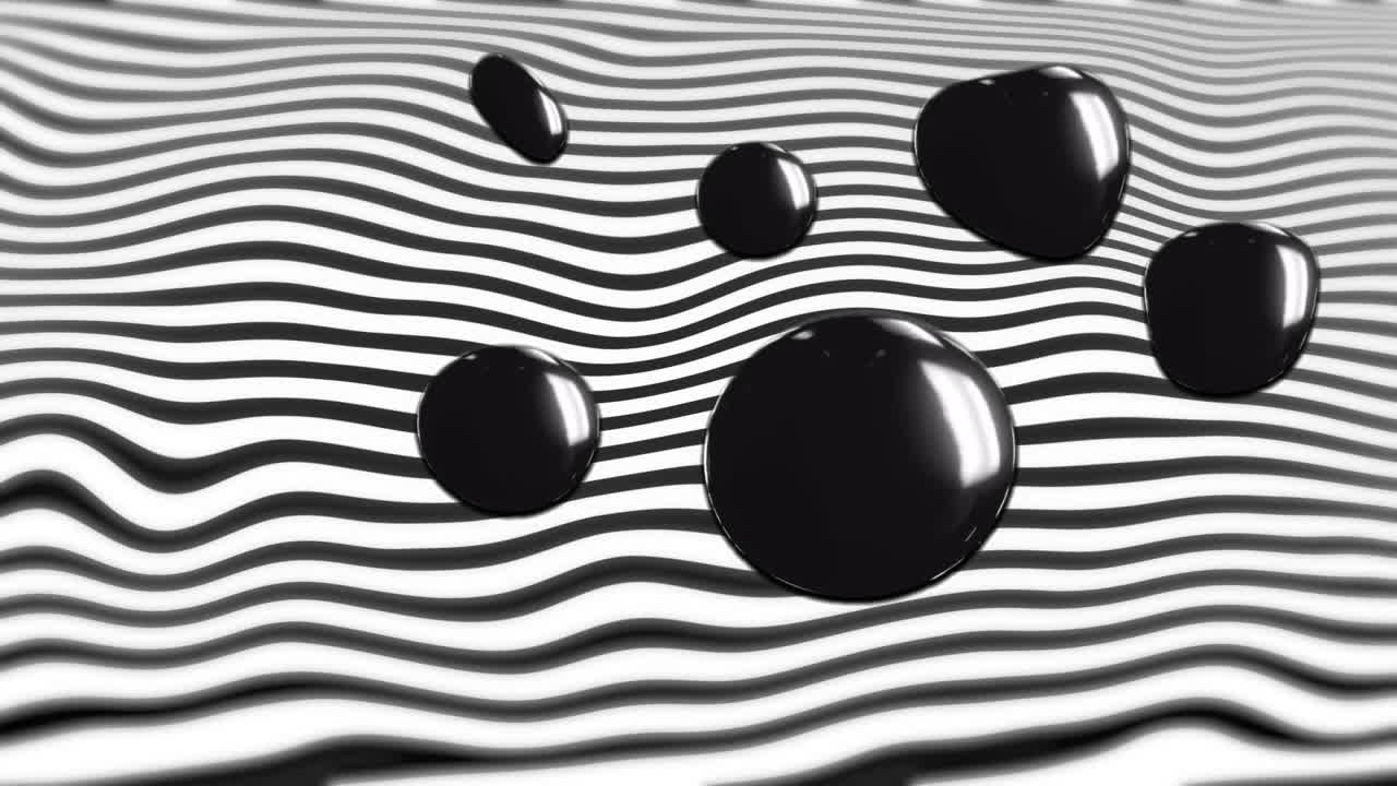 animación de puntos y líneas que se mueven sobre un fondo blanco.