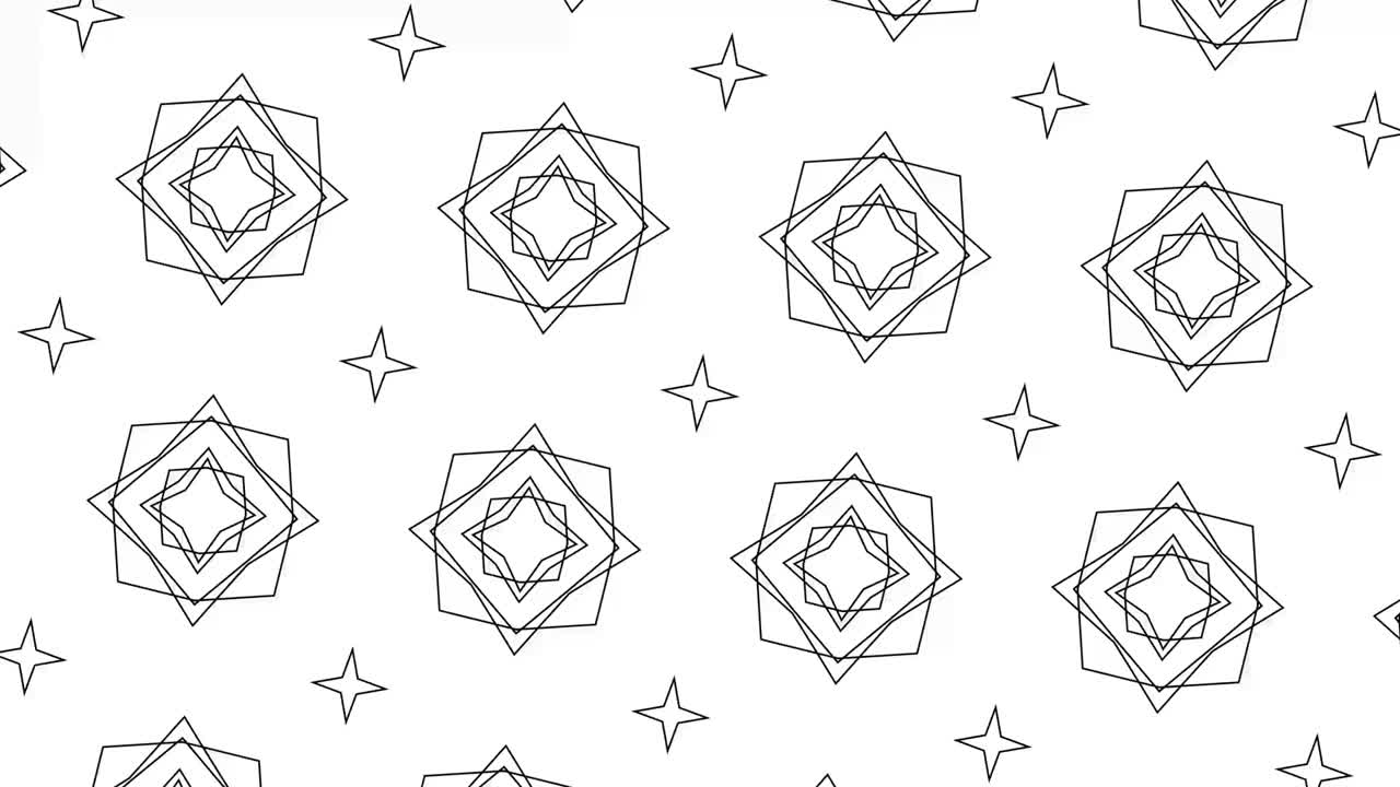 칼레이도스코프 추상 기하학적 효과 배경