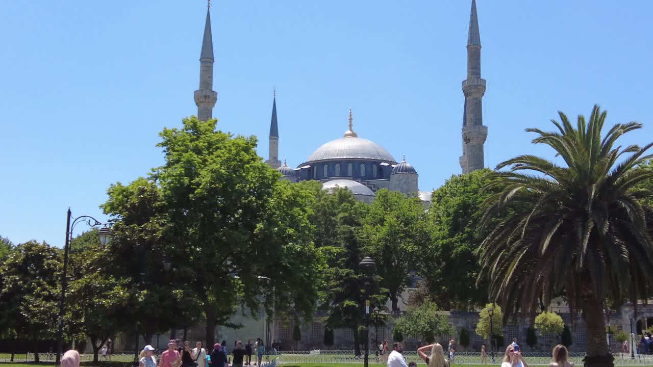 la mezquita azul en estambul, turquía