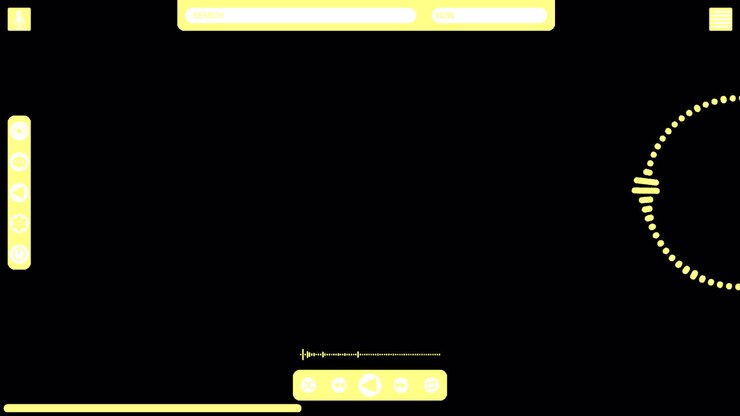 riproduttore audio animato sovrapposizione. 1080p - 30 fps - canale alfa (8)