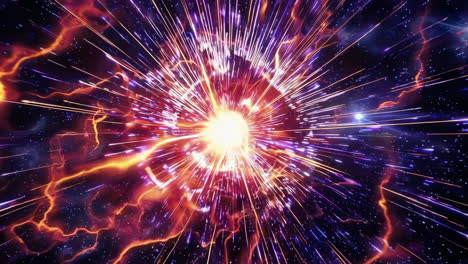 abstract cosmic energy burst