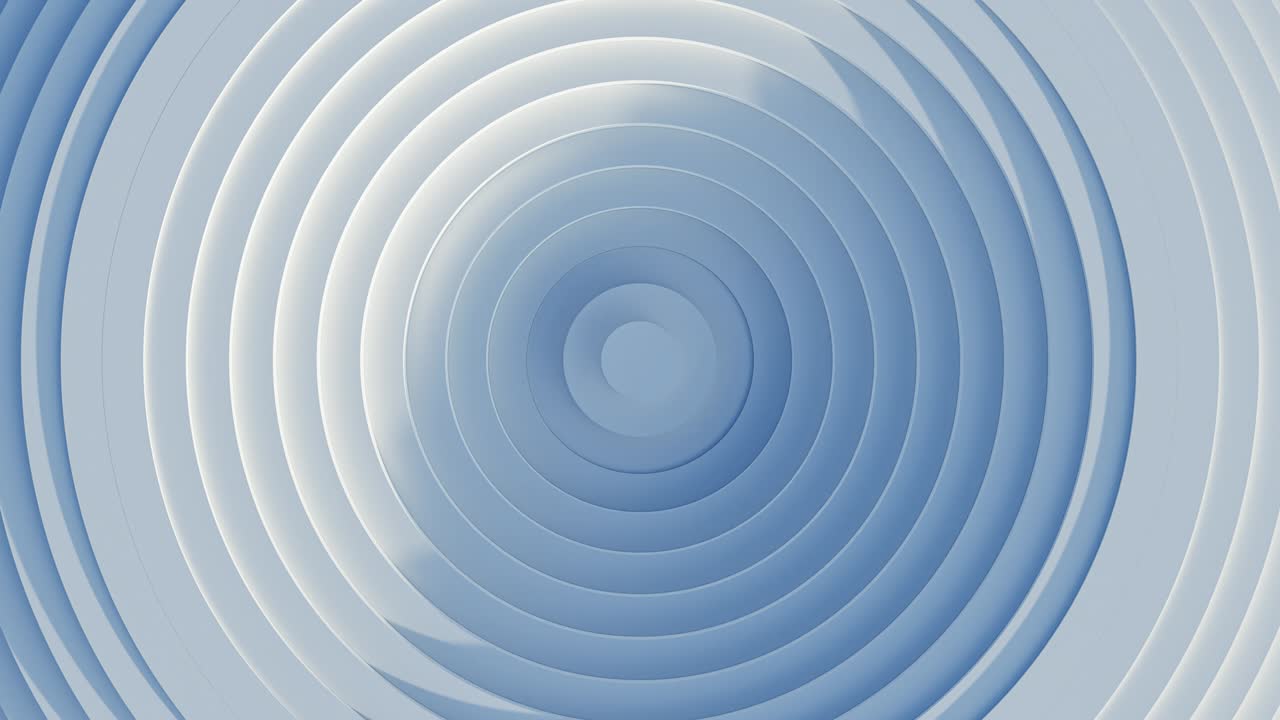 Abstract background with circles moving in waves. Seamless