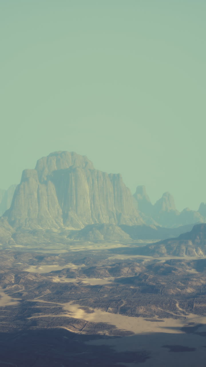 paisaje de cordilleras desérticas