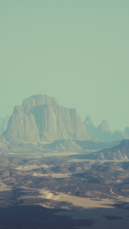 paisaje de cordilleras desérticas