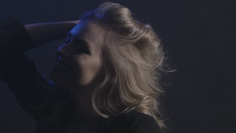 portrait of a blonde woman