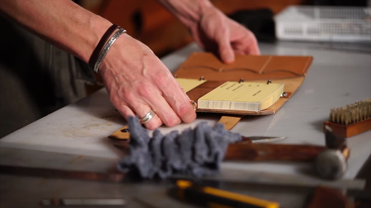 Handmade Leather Journal/Notebook Creation