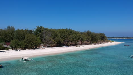 paradise beach turquoise bali gili island indonesia drone