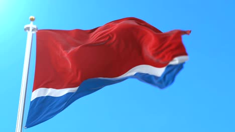 bandera del sujeto federal ruso del oblast de amur, rusia. bucle