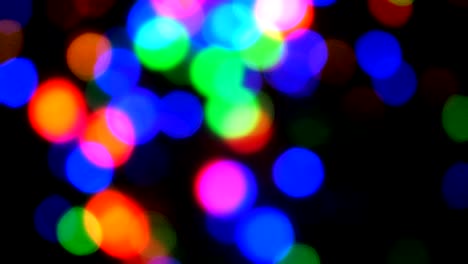 luces de colores bokeh