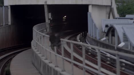 4k shot of kuala lumpur public transportation