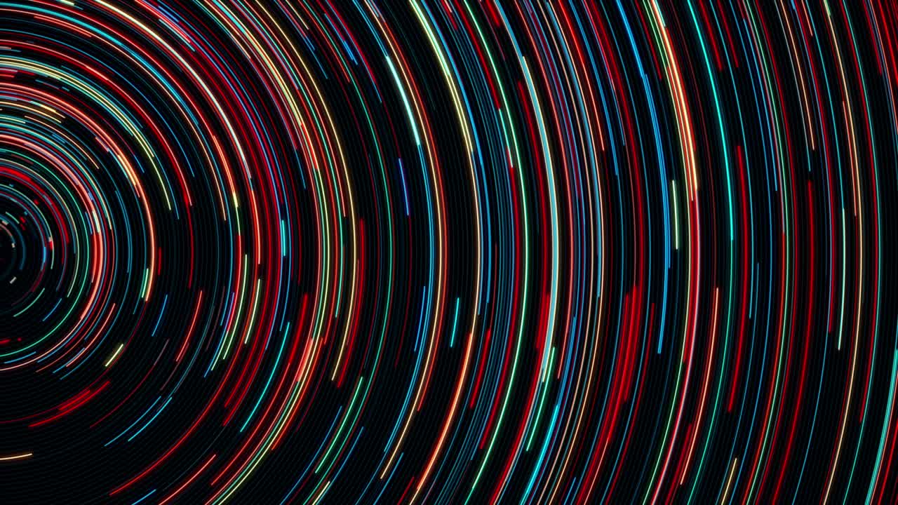 abstract colorful background with glowing lines, animated live wallpaper