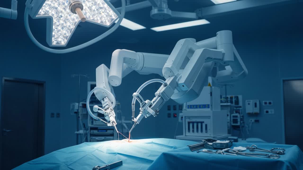 Advanced Robotic Surgical System in Action: Precision and Innovation in Modern Medicine Through Sophisticated Surgical Robotics Enhancing Patient Outcomes