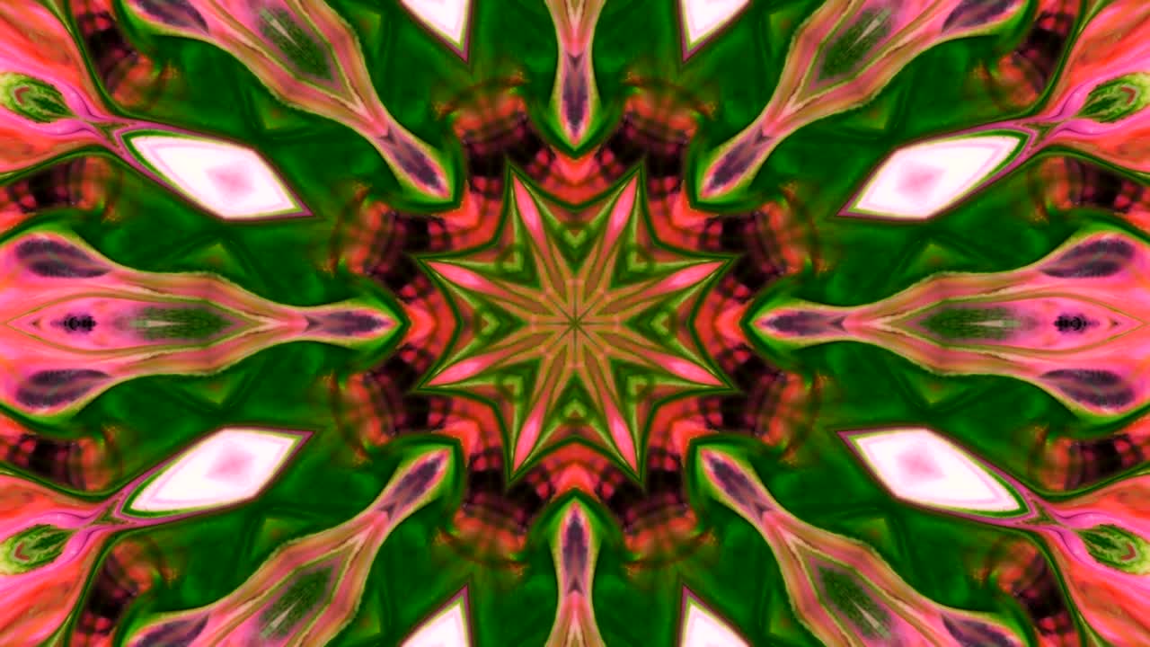 movimiento de fondo de kaleidoscopio abstractamente colorido