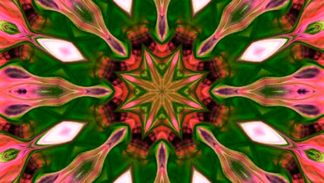 movimiento de fondo de kaleidoscopio abstractamente colorido