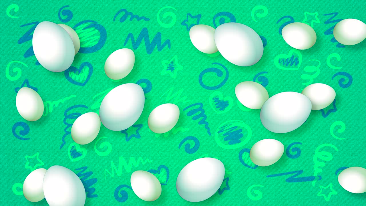 계란과 함께 추상적인 배경