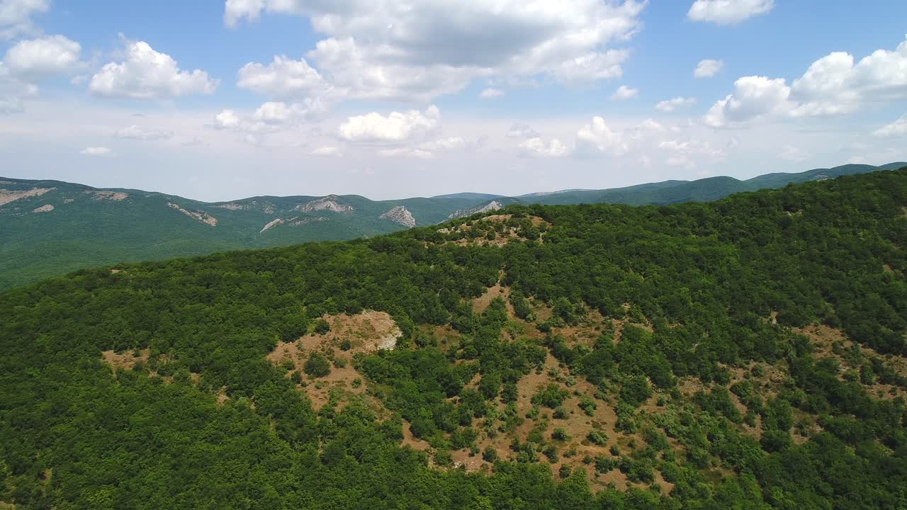 paisaje de montaña vista aérea