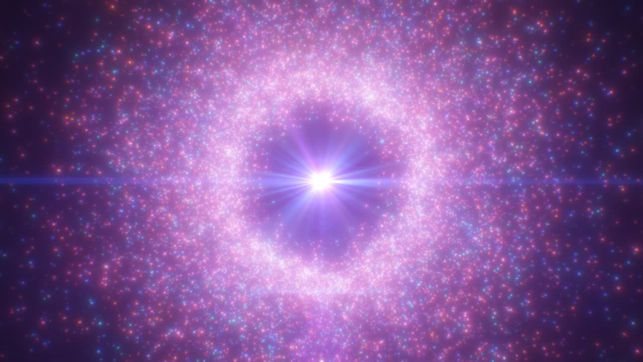 brillo brillo partículas giratorias vórtice espiral de brillantes estrellas de brillo - 4k sin costuras vj bucle de movimiento animación de fondo