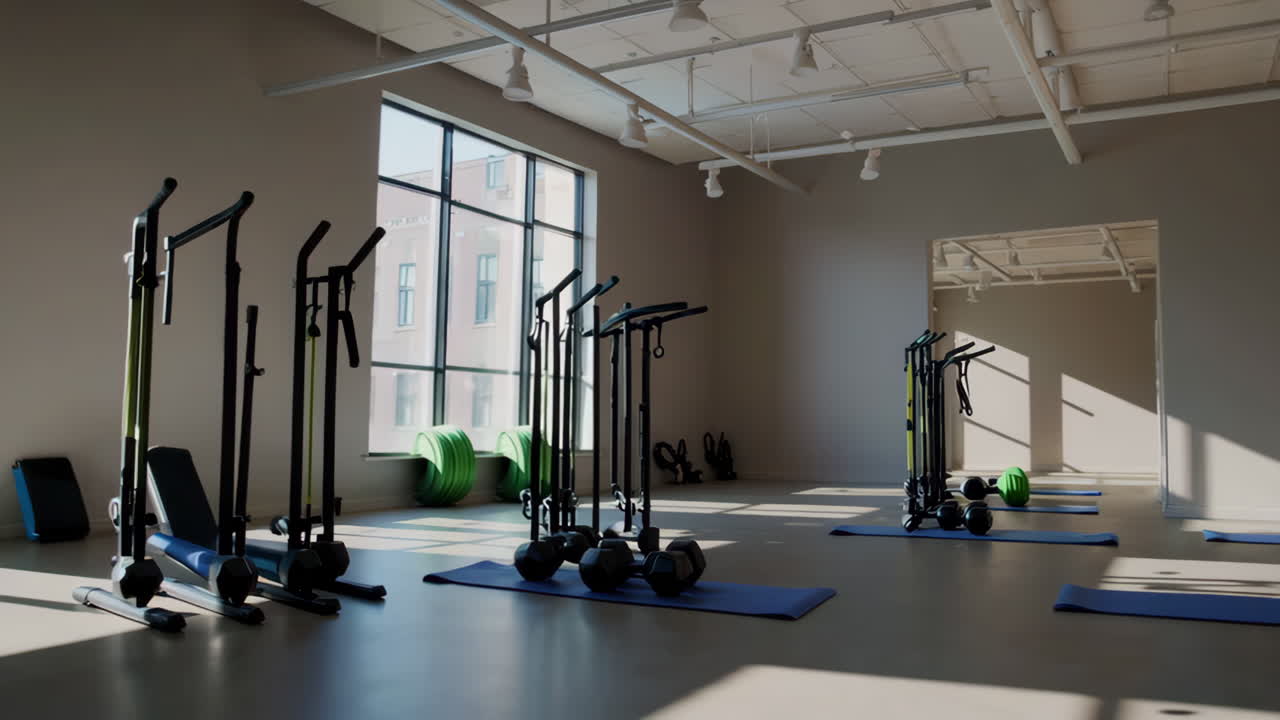 Modern Empty Gym