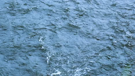 Close-up-static-shot-of-rushing-water