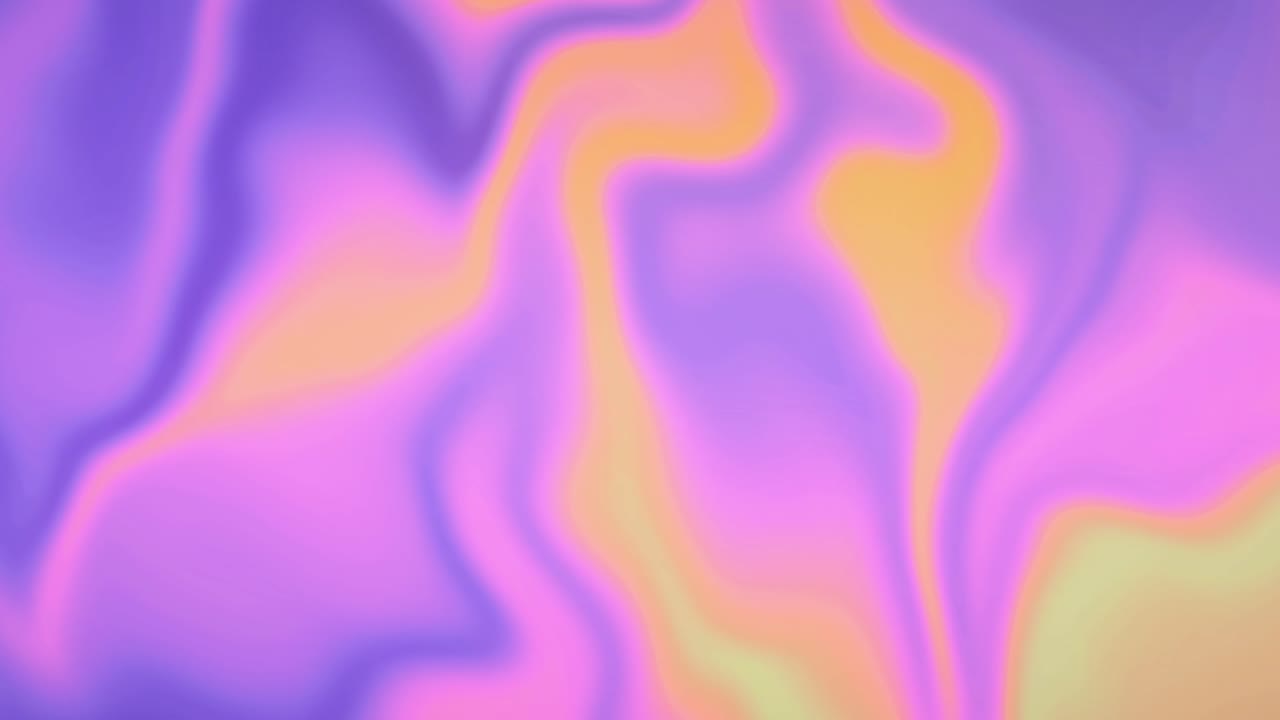 abstracto gradiente colorido 3d ondas dinámicas líquidas fondo de bucle de 4k.
