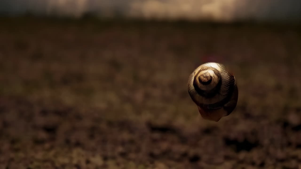 A Snail Soaring Through the Clouds
