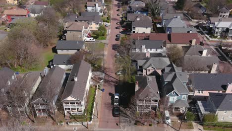 aerial of homes in atlanta georgia