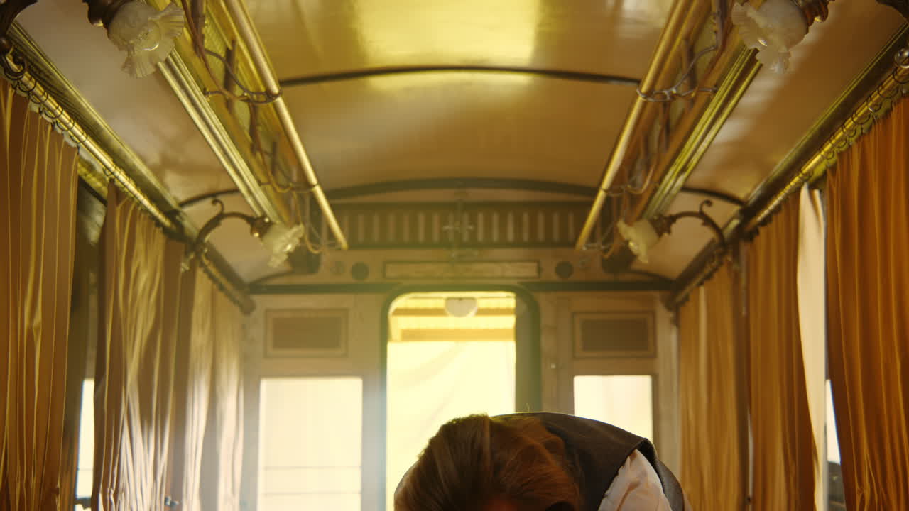 Vintage Train Car Interior