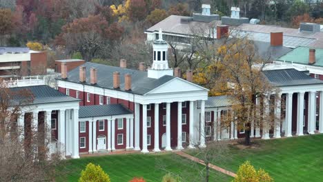 Washington-Hall-En-La-Universidad-De-Washington-Y-Lee-En-Lexington,-Virginia