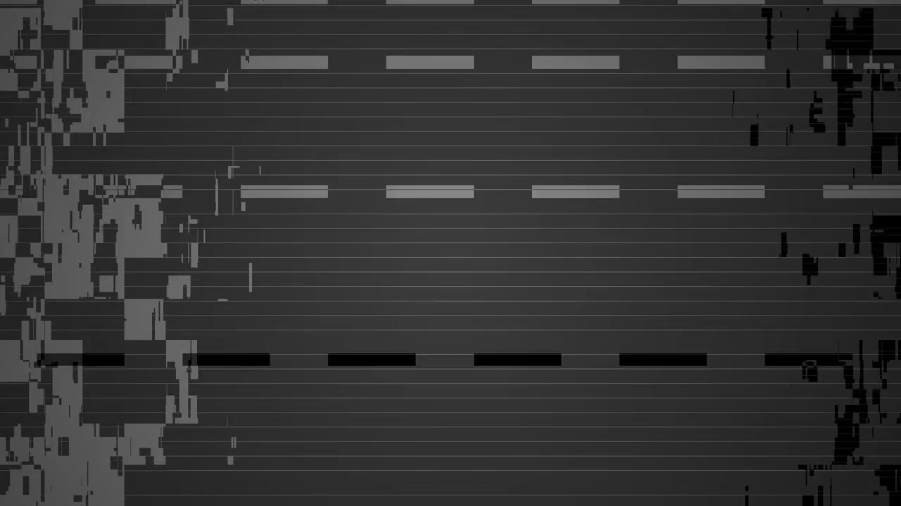 Abstract Digital Glitch Data Corruption Background Animation