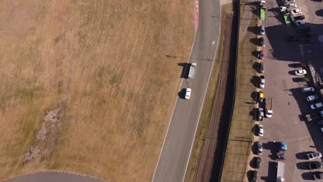 desglose de un coche de carreras remolcado en el autodromo aéreo de buenos aires