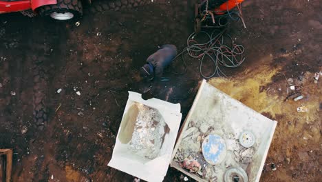 man welding a metal with welding machine 4k