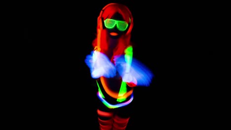 uv glowing woman 14