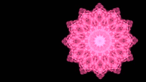 energy absorbing concept. abstract video of pink round pattern spinning and narrowing slowly, consuming everything on its way.